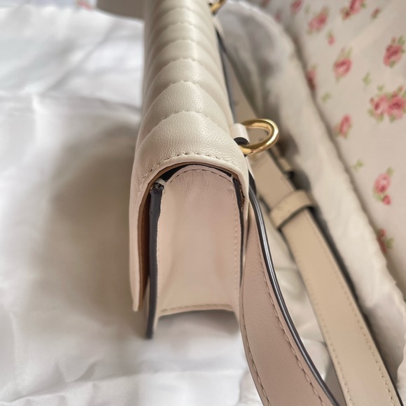 Coach Ivory Quilted Belt Bag/Crossbody Bag - Picture 5 of 7